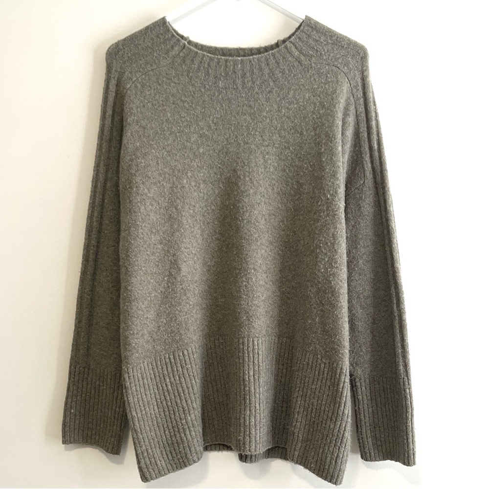 Zara Crewneck Knit Oversized Tunic Sweater